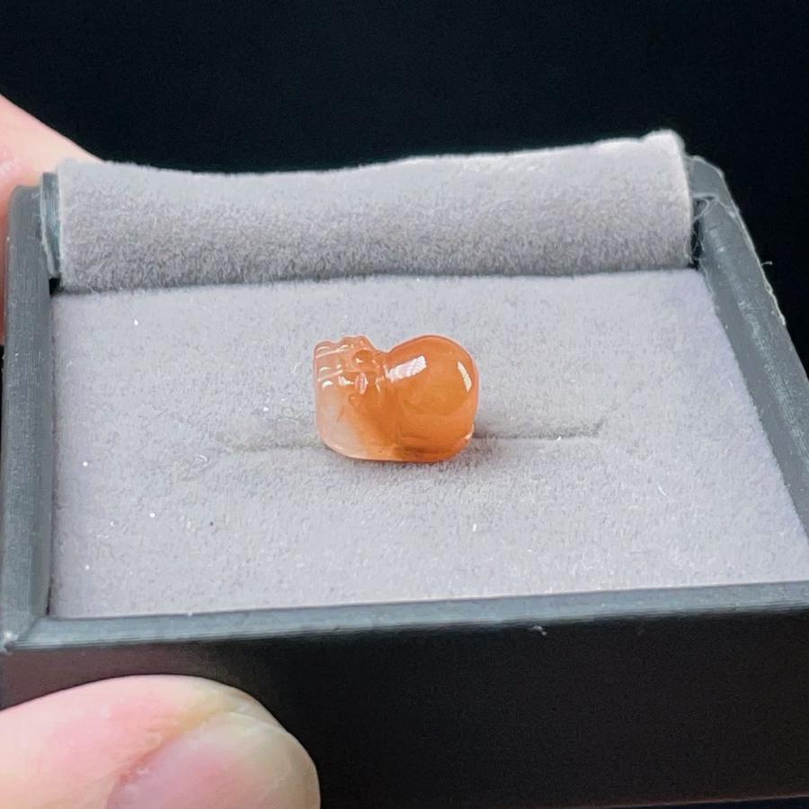 PROME 天然石 一点物 サンセットクォーツ（ラビットヘアルチル、ビット 