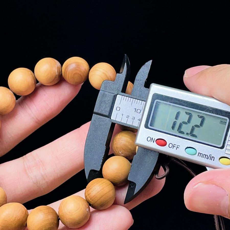 PROME 太行山崖柏 油分が高い ヤーバイ 12mm ブレスレット 【香り無