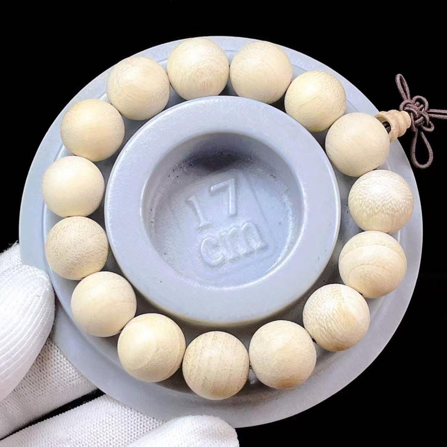 PROME 樟木・クスノキ・ 15mm ・ベトナム産・ブレスレット【当店の香木