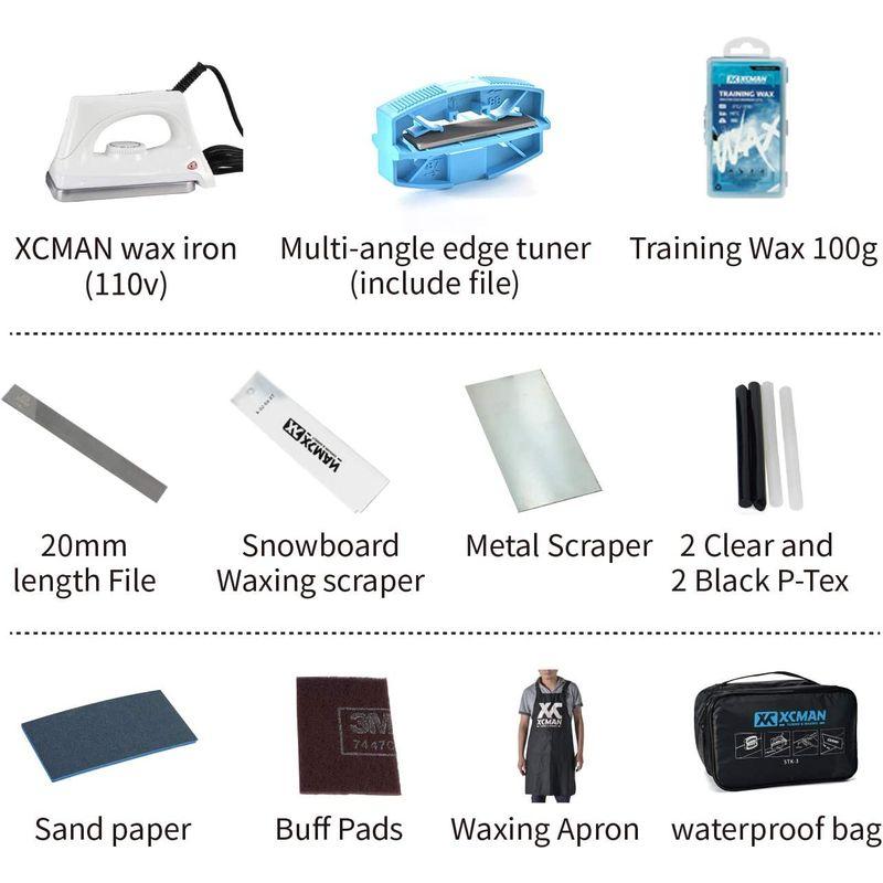 XCMAN コンプリート スキー スノーボード チューニング ワックス キット ワックス アイアン ユニバーサル ワックス エッジ チューナ TOKO(トコ) スキー スノーボード メンテナンス用 バイス フリーライド 5560037 AA1104589778(11040円)