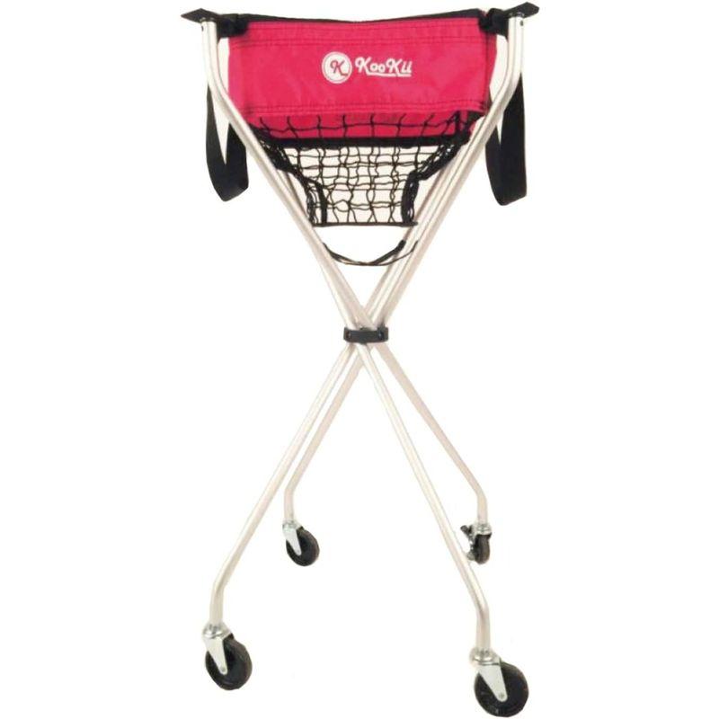 クッキー kookii 軽量折畳式キャスター付きボールキャリー（SPJ-001 マゼンタ） kookii 軽量折畳式キャスター付きボールキャリー SPJ マゼンタ