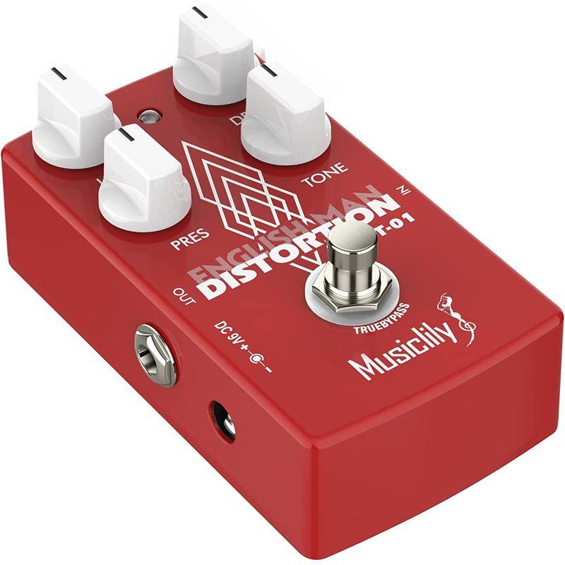 価格 Musiclily Pro Classic 9V Distortion English DC ギターエフェクター アダプター電源エレキギター  ベース