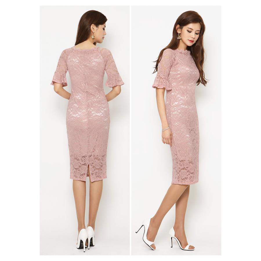 ワンピース レディース 2wayオフショル フレアスリーブ 総レースタイトワンピース Gina 1401 D Fu ジーナ ジュエリー 通販 Yahoo ショッピング