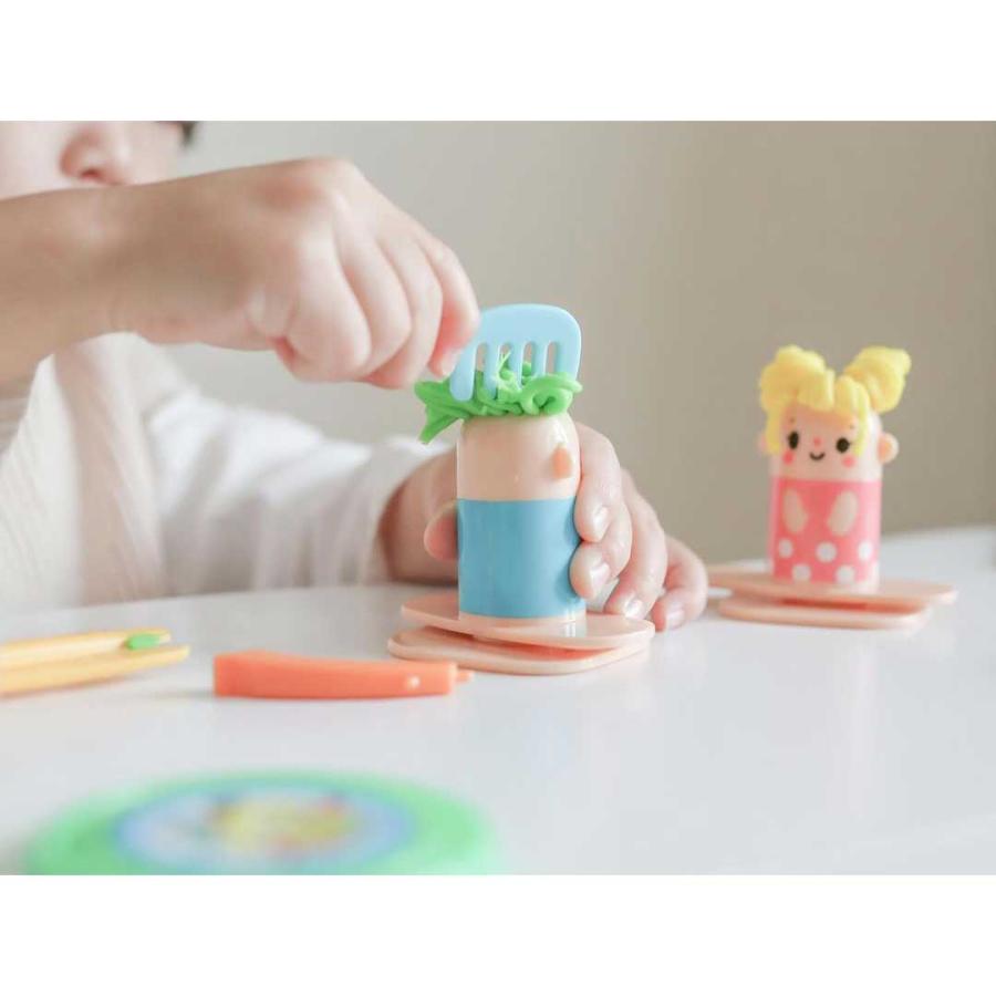 【公式直営店】ちょきちょきヘアサロン お米のねんど4色入り A-RDHSFR ギンポー 銀鳥産業 3歳から 子供 幼児 キッズ | ギンポー | 04