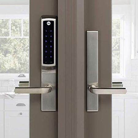 Yale　Assure　Lock　for　Andersen(R)　Patio　Doors,　Bluetooth,　Satin　Wi-Fi　and　Nickel