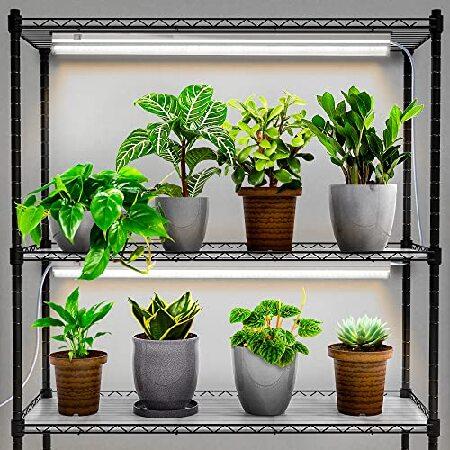 新作の予約販売も。 Monios-L LED Grow Light Strips，Full Spectrum Sunlight White， 3FT T5 90W(6X15W，500W Equivalent) for Indoor Plants，Grow Bars with Individual Switch for