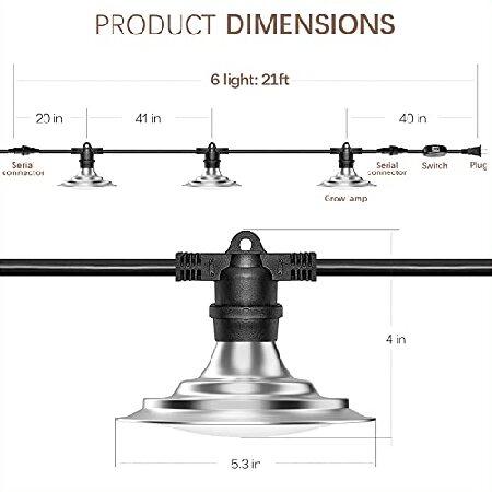 純正未使用品 Espird Outdoor LED Grow Lights for Greenhouse Waterproof String Grow Light， Full Spectrum LED Plant Grow Light Lamp， Waterproof Greenhouse Grow Lights