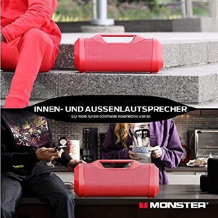 Monster Blaster 3.0 Portable Speaker， 120W Wireless Bluetooth Speaker， IPX5 Rechargeable Waterproof Bluetooth Speaker with USB Charge Out ＆ Aux Input Speaker， Bluetooth