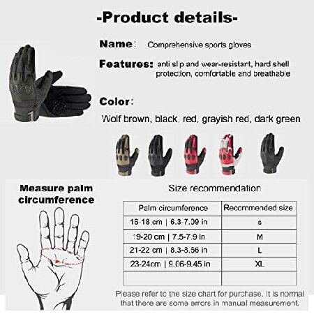 ショッピング超特価 Motorcycle Gloves for Men Women， Full Touchscreen Warm Dirt Bike Gloves， Knuckle Full-Protection Motocross Gloves for Riding， Road Racing， Cycling， AT