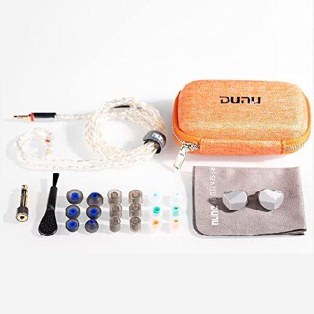 Linsoul DUNU KIMA 10mm DLC ダイナミックドライバー インイヤーイヤホン デュアルキャビティ エアフローコントロールフロント 亜鉛合金シェル 取り外し可能なLi 