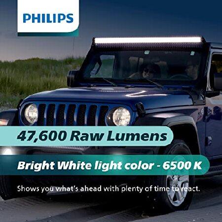 のセールの時期 Philips Ultinon Drive 5000 Series 50 Double Row LED Light Bar | Spot Flood Combo with 47600 Raw Lumens | LED Lights for ATV， UTV， 4x4， Car， Truck Lig