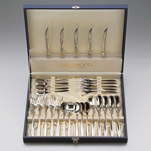ラッキーウッド カトラリーセット（マリール） ディナーセット　30本セット 楽天市場】カトラリーセット ナイフ フォーク スプーン 5人用 30