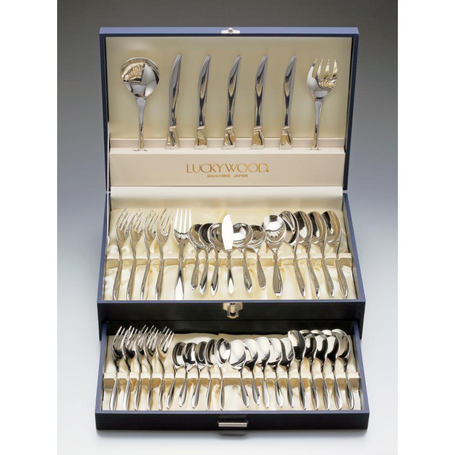 ラッキーウッド ロマンス 18-12 ディナーカトラリー スプーン フォーク