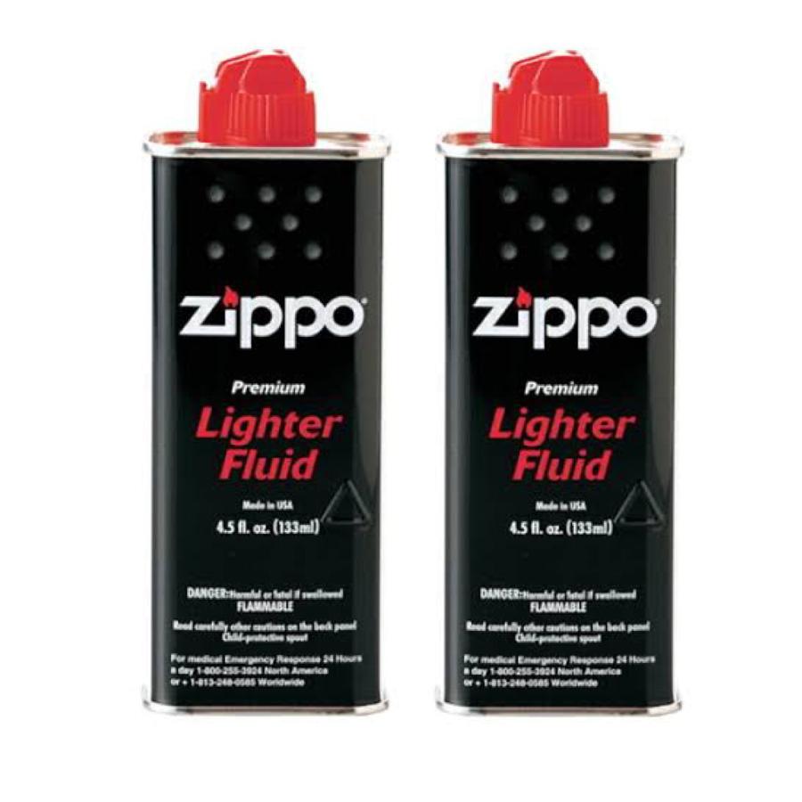 ZIPPO ジッポ オイルライター 2個セット） ZIPPO ジッポ ライター オイル 小缶 133ml