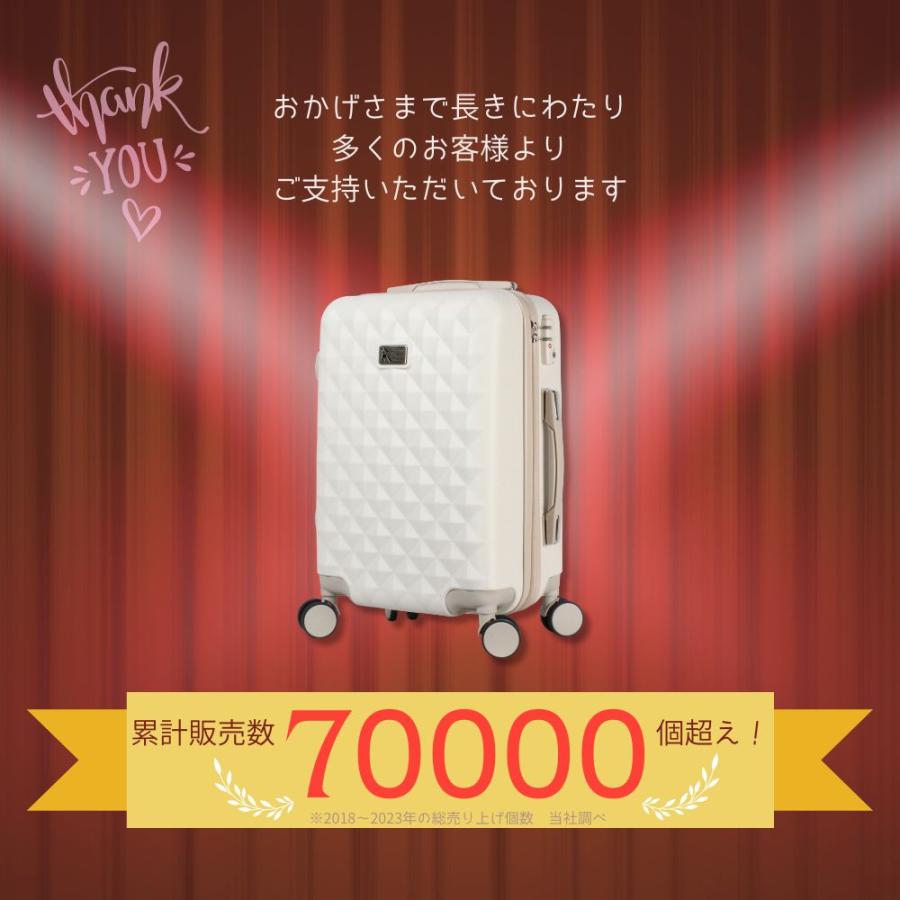 1000円OFFクーポン配布！]スーツケース mサイズ 軽量 キャリー