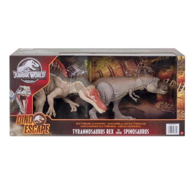 ジュラシック ワールド マーケティング スピノサウルス 買収 vs T-レックス かみつき ティラノサウルス JURASSIC T-rex WORLD Spinosaurus