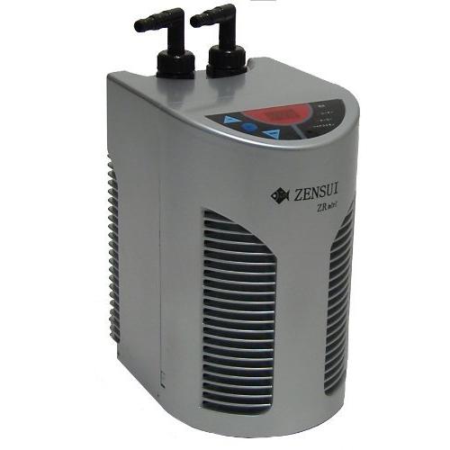 ゼンスイクーラー ZR-mini     商品情報    低価格、屋内型クーラー。水槽に温度センサー投げ込み不要4~40の範囲で温度調節が可能※20以下での使用はより耐久性の高