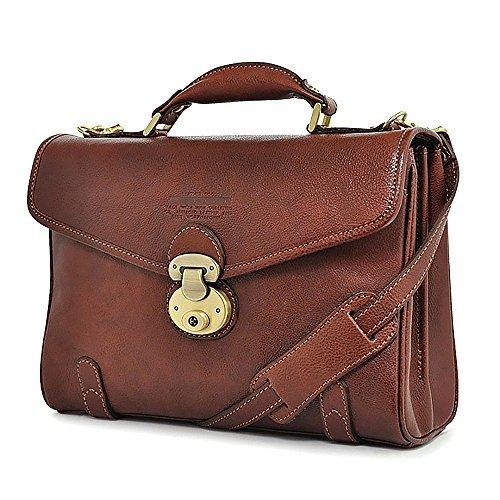 青木鞄（Lugard）レザーショルダーバッグ メンズ ［NEVADA No.5120