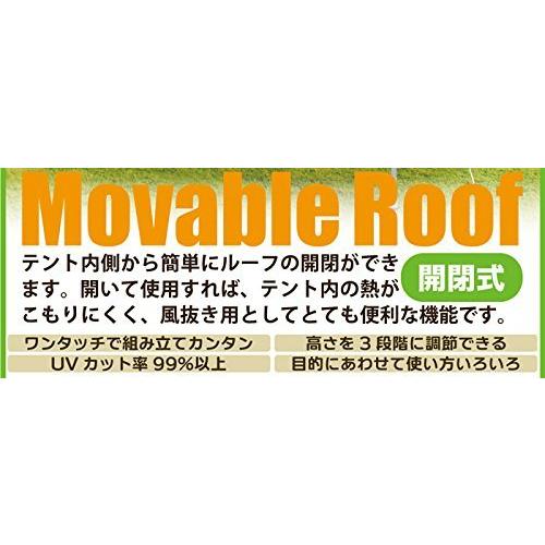 フィールドトゥーサミット(Field to Summit) MVワンタッチテント3m ALS-MV300RC 