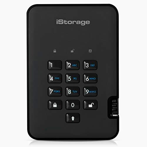 iStorage diskAshur2 SSD - 安全なポータブルソリッドステートドライブ - パスワード保護、ほこりや耐水性、ポータブ? 