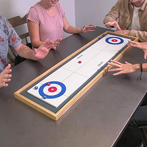 GoSports Shuffleboard and Curling 2-in-1 Table Game GoSports in
