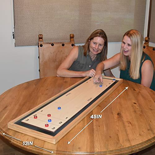 GoSports Shuffleboard and Curling 2-in-1 Table Game GoSports in