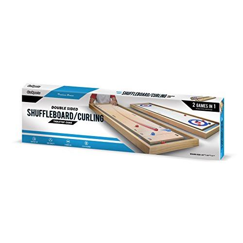 GoSports Shuffleboard and Curling 2-in-1 Table Game GoSports in