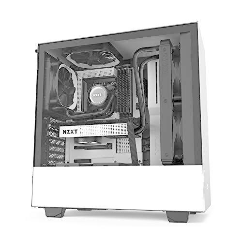 ネット卸し売り NZXT H510 White & Black ミドルタワーPCケース 強化