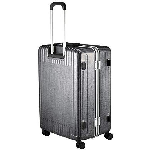 [エース トーキョー] スーツケース パリセイド2-F ケースカバー付 93L 5.1kg ヘアラインブラック ace エース