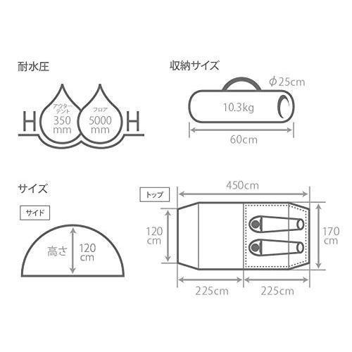 《送料込》 ディーオーディー ( DOD ) カマボコテントソロTC T2-604-TN 【6402129992】(22576円)