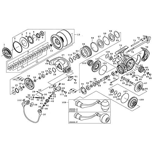 【２点セット】 ダイワ(DAIWA) 純正パーツ 20 ソルティガ 18000-H ドラグノブ 部品番号 1 部品コード 139803 【2132824245】(10665円)