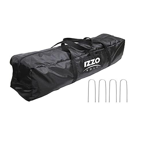 イゾー(Izzo) ゴルフ練習ネット ヒッティングネット ナイロンキャリーケース付き 横229cm×縦229cm×奥行31cm 0700215001282 