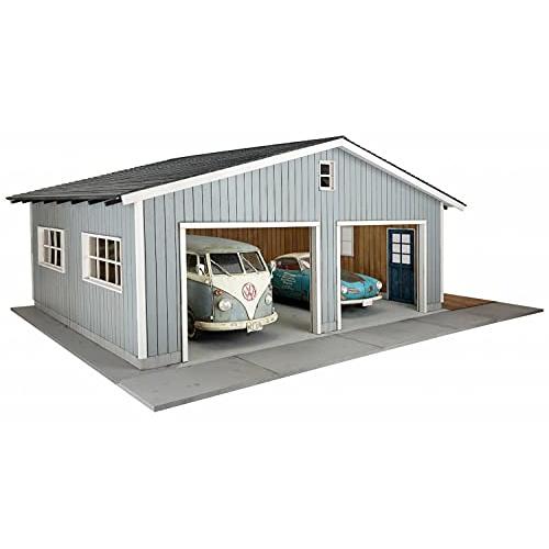 送料無料 コバアニ模型工房 1/24 スウィートスタイル ガレージライフシリーズ 2カーガレージ 木製組み立てキット SS-039 【E2068615998】(10344円)