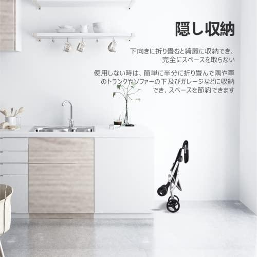 Care-parents トロリー 4輪 ハンドル180度調整 折り畳み 軽量 大容量 キャリーカート 耐荷重15KG 保温保? 