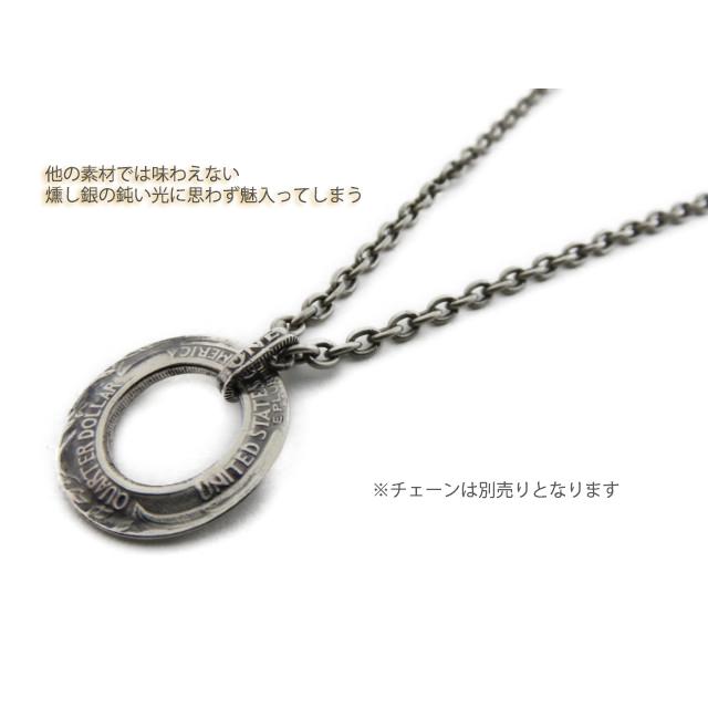 25セント コイン ネックレス 眼鏡ホルダー ペンダント シルバー925