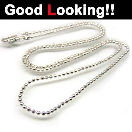 ボールチェーン 4.5mm 55cm ネックレス シルバー925 シルバーチェーン