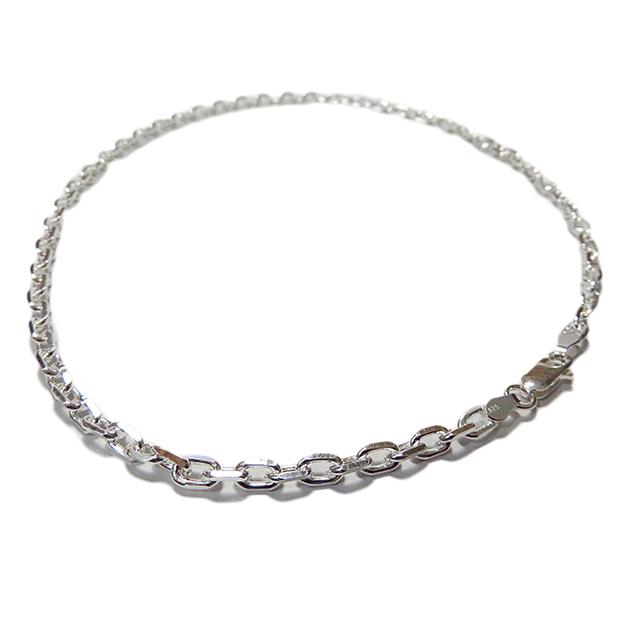 あずきチェーン シルバー925 ネックレス 4.1mm 40cm〜 太角チェーン 