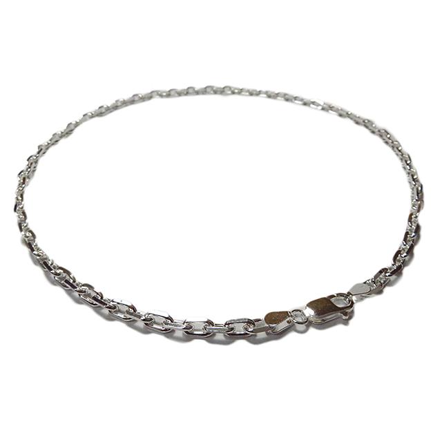 あずきチェーン シルバー925 ネックレス 5.3mm 45cm〜 太角チェーン 