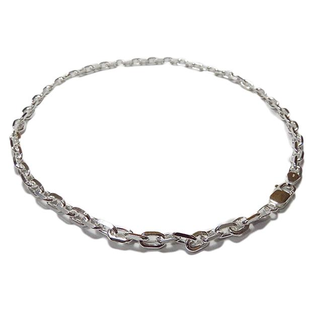 あずきチェーン シルバー925 ネックレス 6mm 50cm 太角チェーン