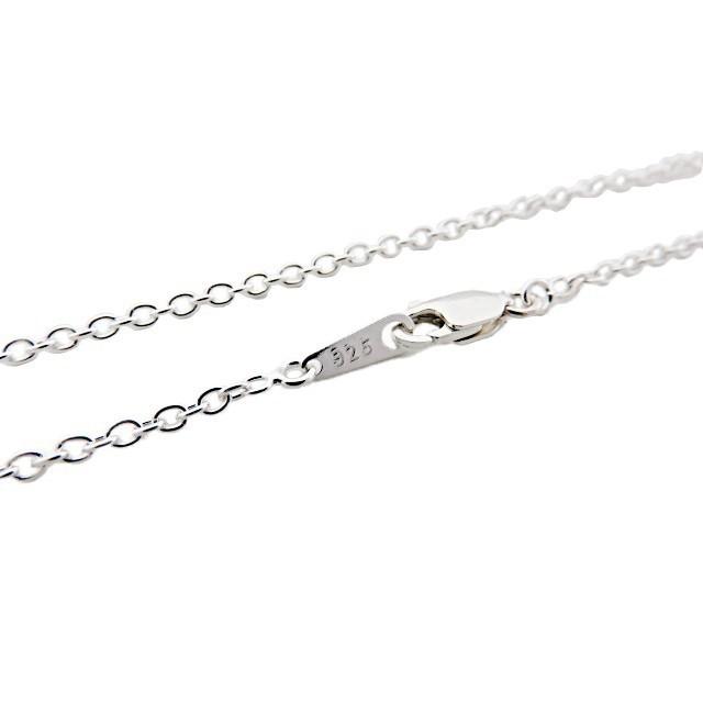 あずきチェーン カット無し ネックレス シルバー925 1.1mm 55cm アズキ