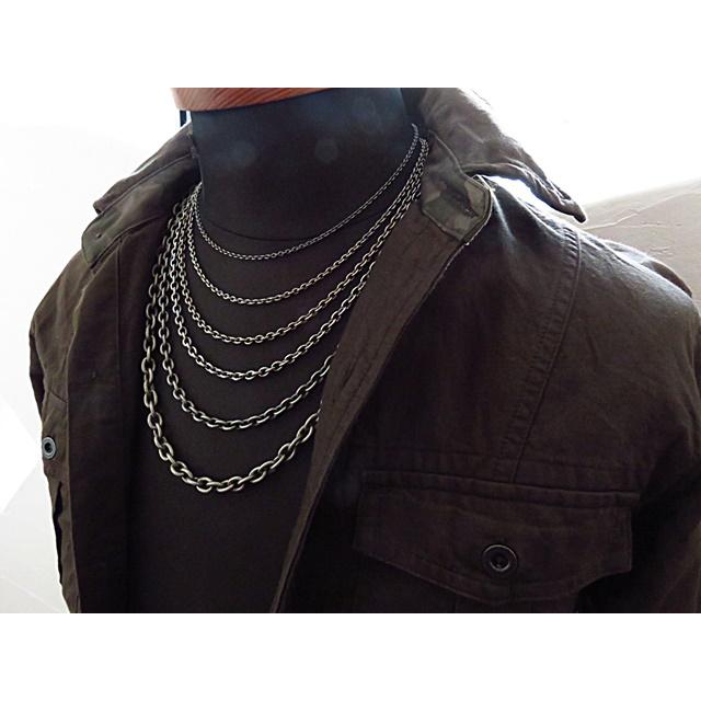 燻しあずきチェーン カット無し シルバー925 2.3mm 50cm 燻しあずきチェーン カット無し シルバー925 2.3mm 50cm