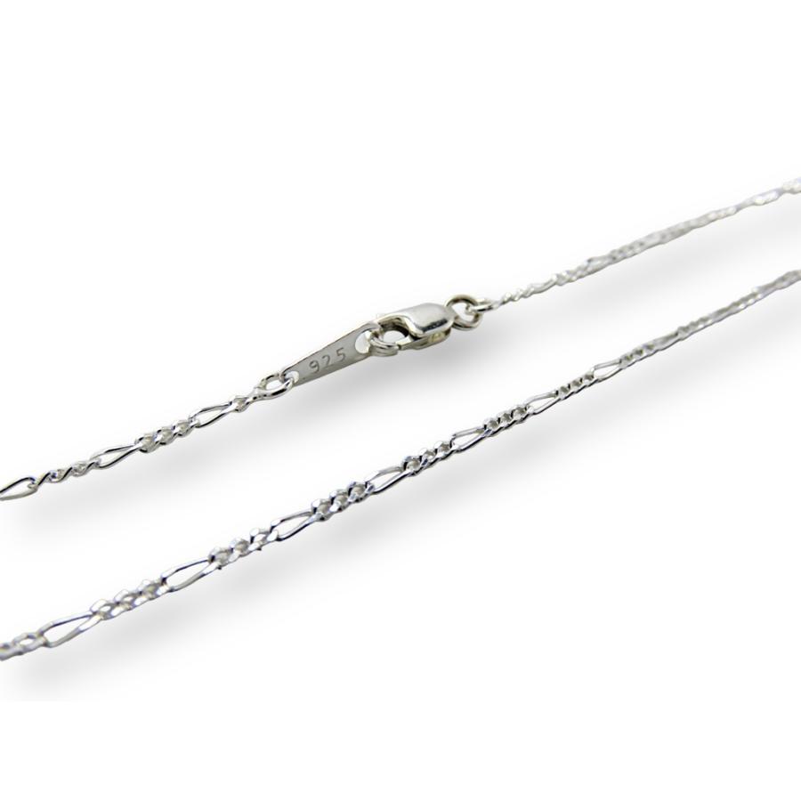 シルバー925 ネックレス フィガロチェーン60cm ネックレス メンズシルバー925 フィガロ チェーン 60cm 5.1mm
