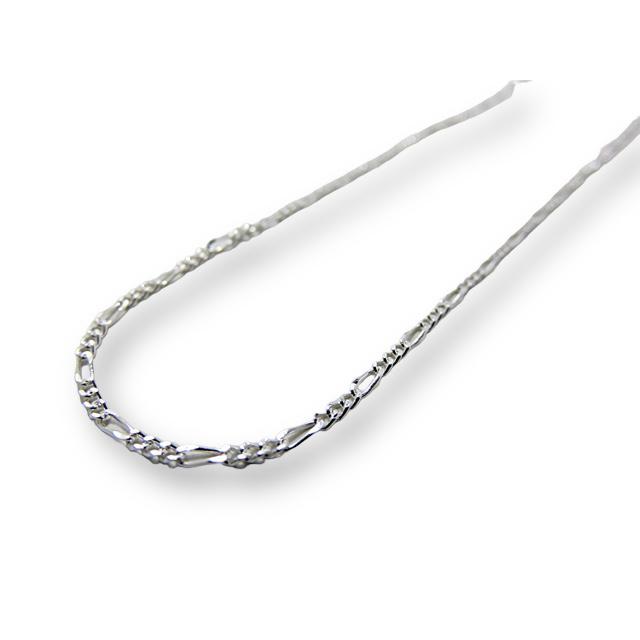 フィガロチェーン シルバーチェーン 1.3mm 60cm シルバー925