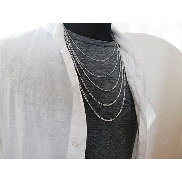 フィガロチェーン シルバーチェーン 1.7mm 45cm シルバー925