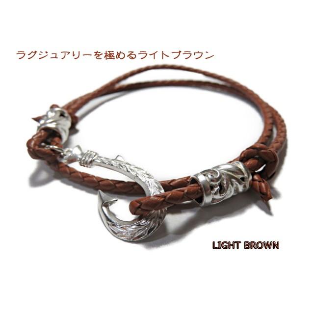 ハワイアンジュエリー 革紐 ネックレス シルバー925 レザー 本革