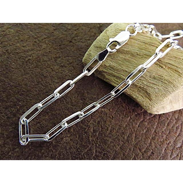 長あずきチェーン 3.2mm 40cm〜 ネックレス シルバー925 アズキ 小豆
