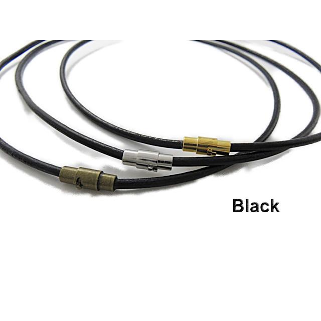 革紐 ネックレス 本革 丸紐 3mm幅 長尺 眼鏡ストラップ 眼鏡ホルダー 65cm 70cm 75cm 80cm 85cm 90cm レザーチョーカー レザーネックレス マグネット |  | 03