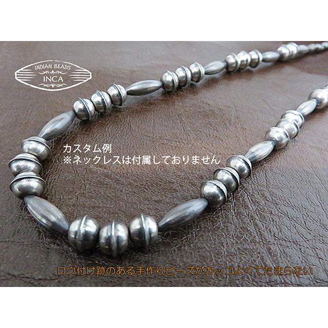 インディアンジュエリー　そろばん型　パイプビーズ　ブレスレット インディアンジュエリーそろばん型パイプビーズブレスレット