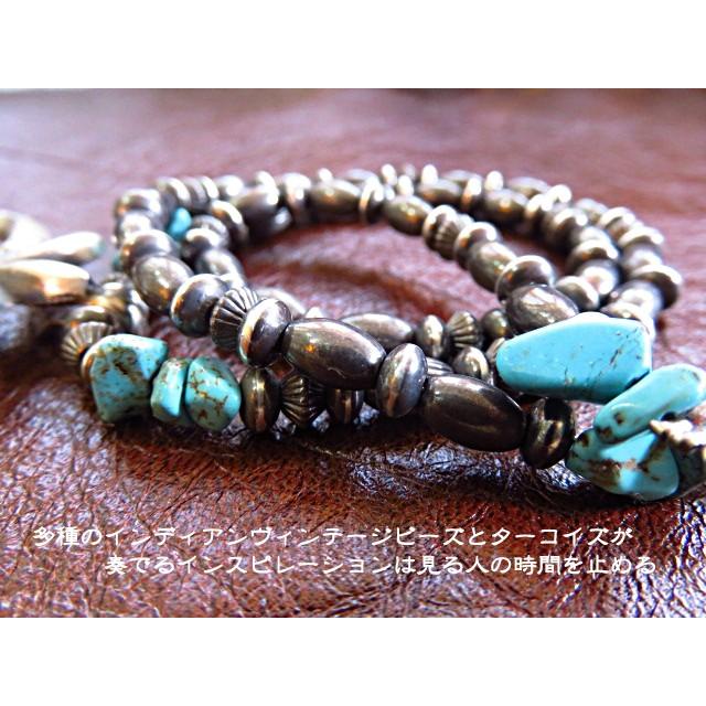 ナバホ族 ナバホ ネックレス シルバー925 インディアンジュエリー ターコイズ ハンドメイド ナジャ ターコイズ