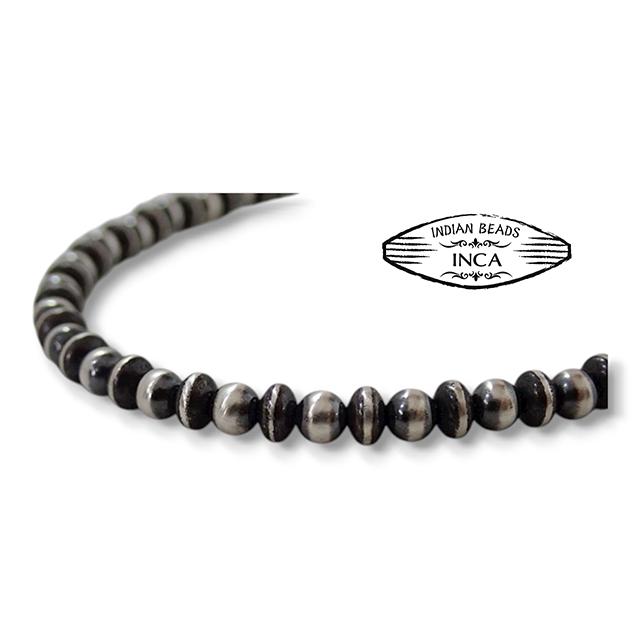 ナバホ ビーズネックレス ロンデルナバホパールミックスタイプ